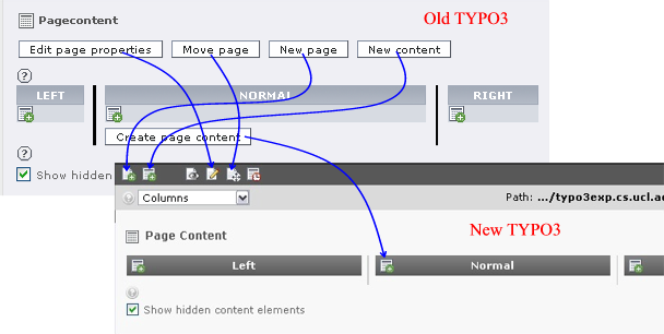 Screen-shot of mapping
