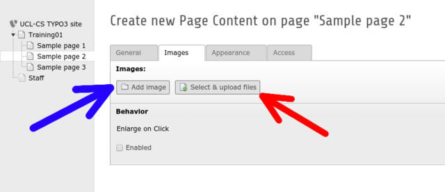 Screenshot showing the selection of an image file