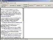 Web search screen