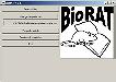 BioRAT start screen