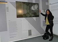 Gordana Novakovic with the Fugue exhibit