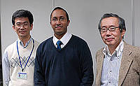 Dr Tanabe Yoshinori, Dr Dean Mohamedally and Prof. Honiden