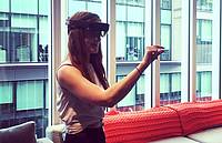 Rachel Slater using the HoloLens at the Microsoft Headquarters on Friday 8 September 2017.